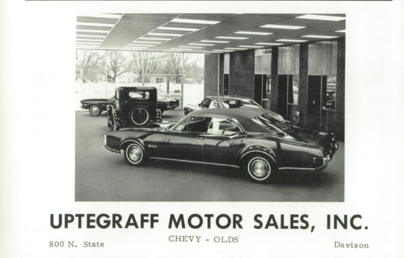 Uptegraff Chevrolet (Hank Graff Chevrolet) - 1968 Yearbook Photo (newer photo)